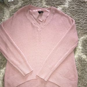 Criss Cross High Low Sweater